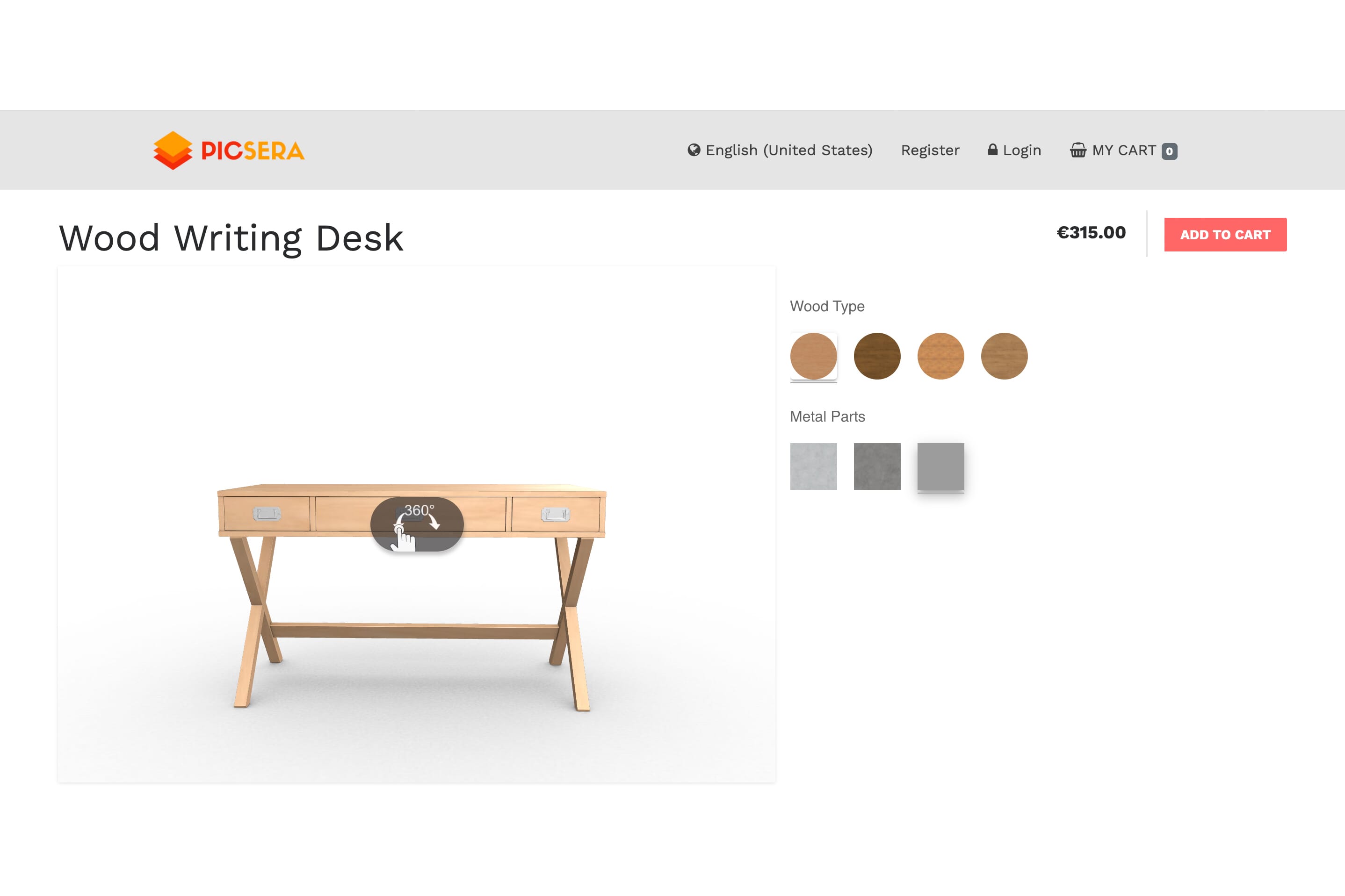 3D Product Configurator for eCommerce | Picsera