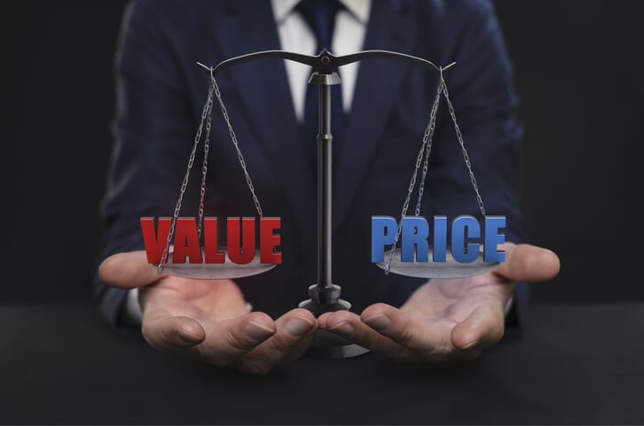 Value vs Price Concept