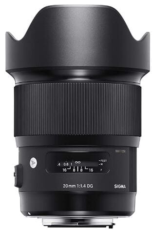 Sigma 20mm F1.4 Art DG HSM Lens for Canon