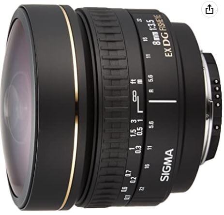 Sigma 8mm f 3.5 EX DG Circular Fisheye Fixed Lens