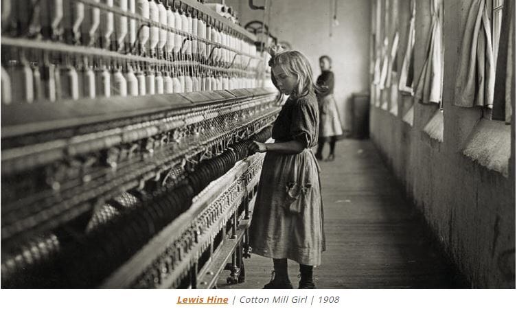 Lewis Hine Cotton Mill Girl